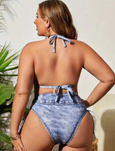 Load image into Gallery viewer, Denim swimsuit

