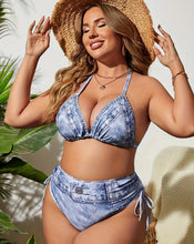Load image into Gallery viewer, Denim swimsuit

